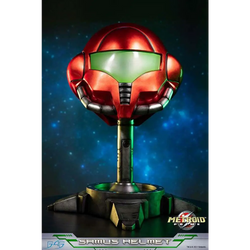 Röd och grön Samus Aran-hjälm från Metroid Prime, begränsad utgåva