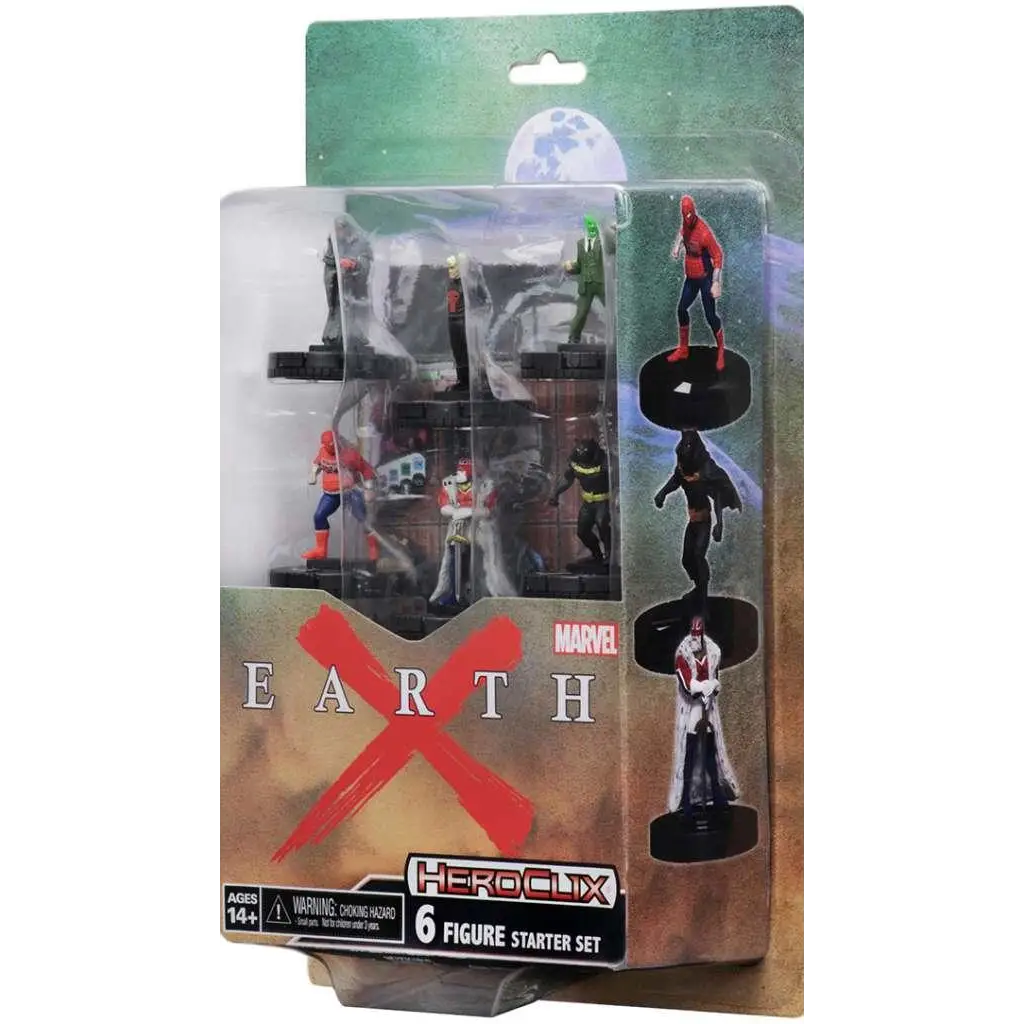 Marvel HeroClix Earth X 6-figurer startset med dynamiska poser