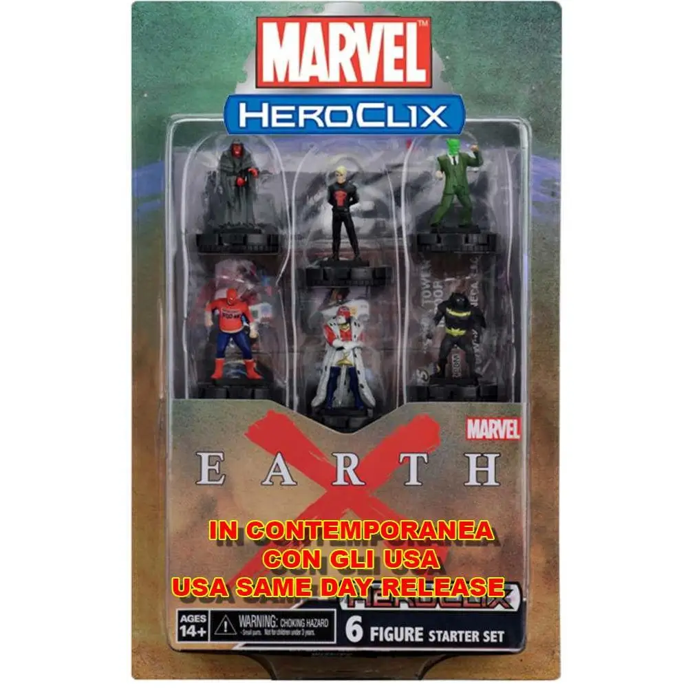 Marvel HeroClix Earth X 6-figurer startset i originalförpackning