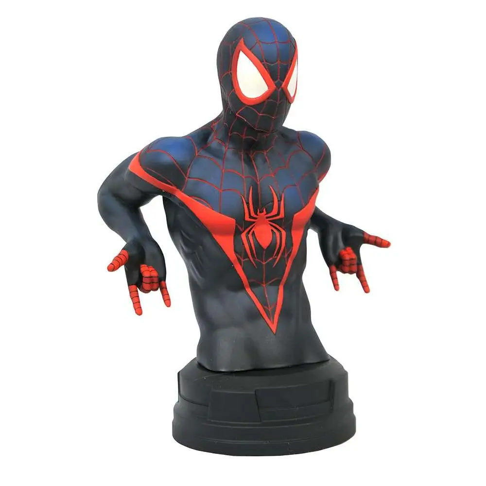 Miles Morales by Spider-Man byxa i svart och rött, blank finish