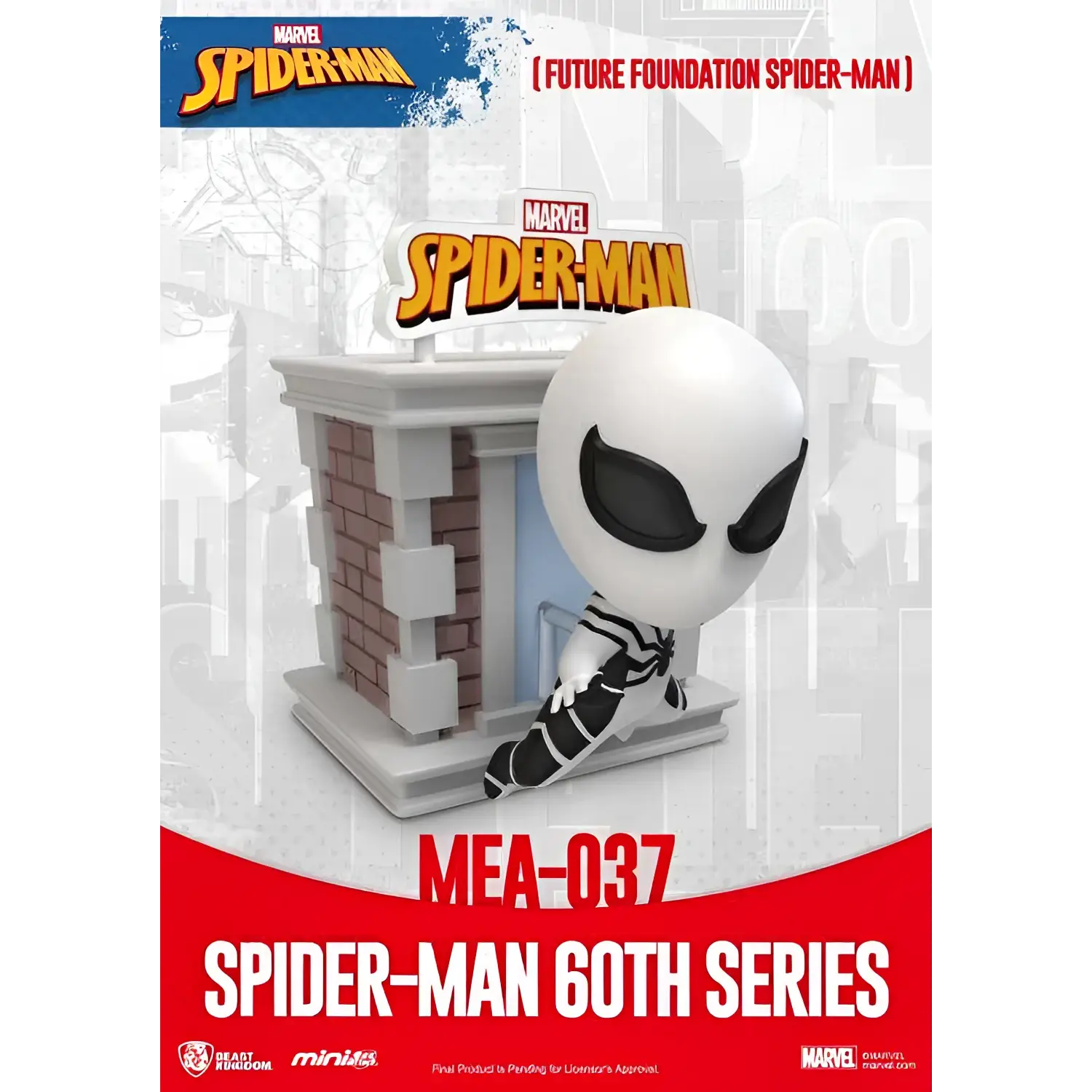 Vit Future Foundation Spider-Man-figur från Mini Egg Attack 60-årsjubileumsset