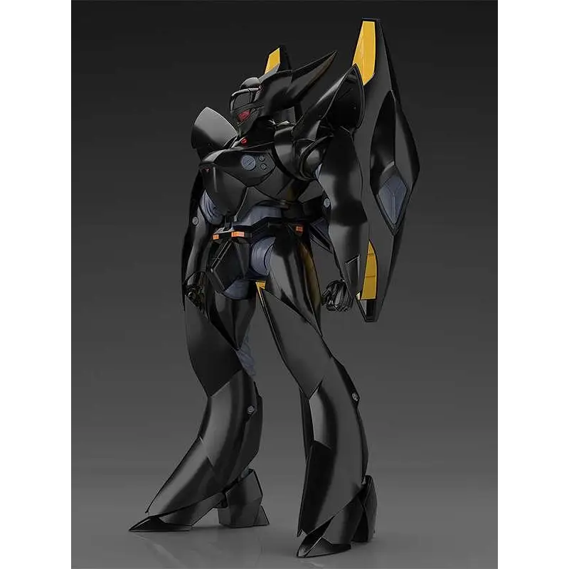 Svart och gul pansrad robotfigur MP Pat Type-J9 Griffon med Aqua Moderoid, elegant vinklad design