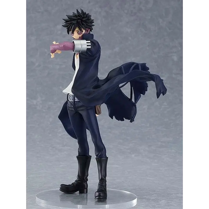 My Hero Academia Dabi figur i mörkblå mantel på klar bas