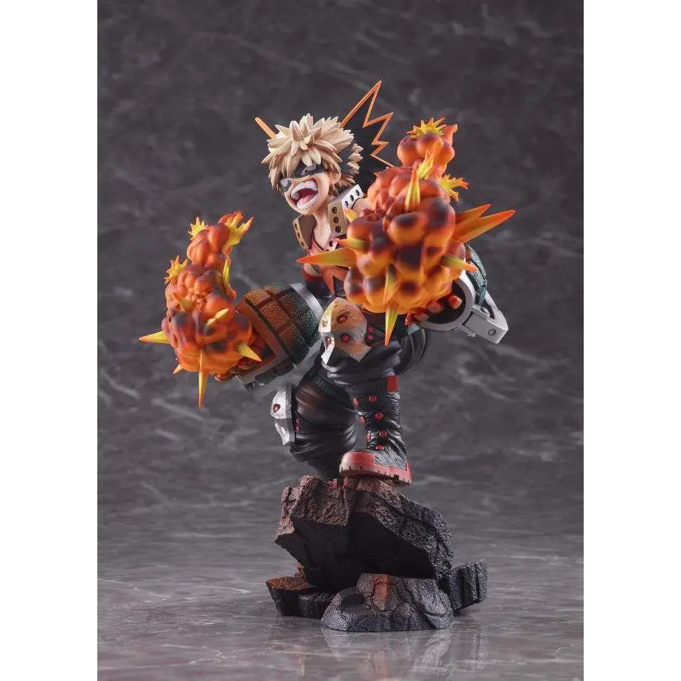 Katsuki Bakugo My Hero Academia 1/8-skala figurin med eldexplosioner från händerna