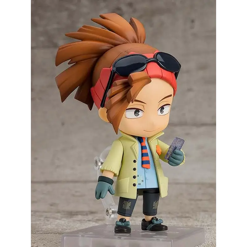Chibi Nendoroid-figur av Rody Soul från My Hero Academia med spretigt brunt hår