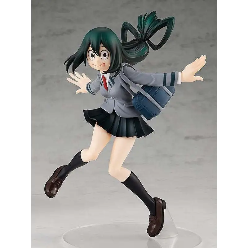 My Hero Academia Tsuyu Asui POP UP PARADE figurin med grönt hår