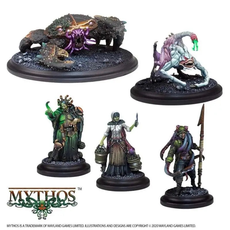 Mythos: The Hidden Ones faction starter set med målat miniatyrer