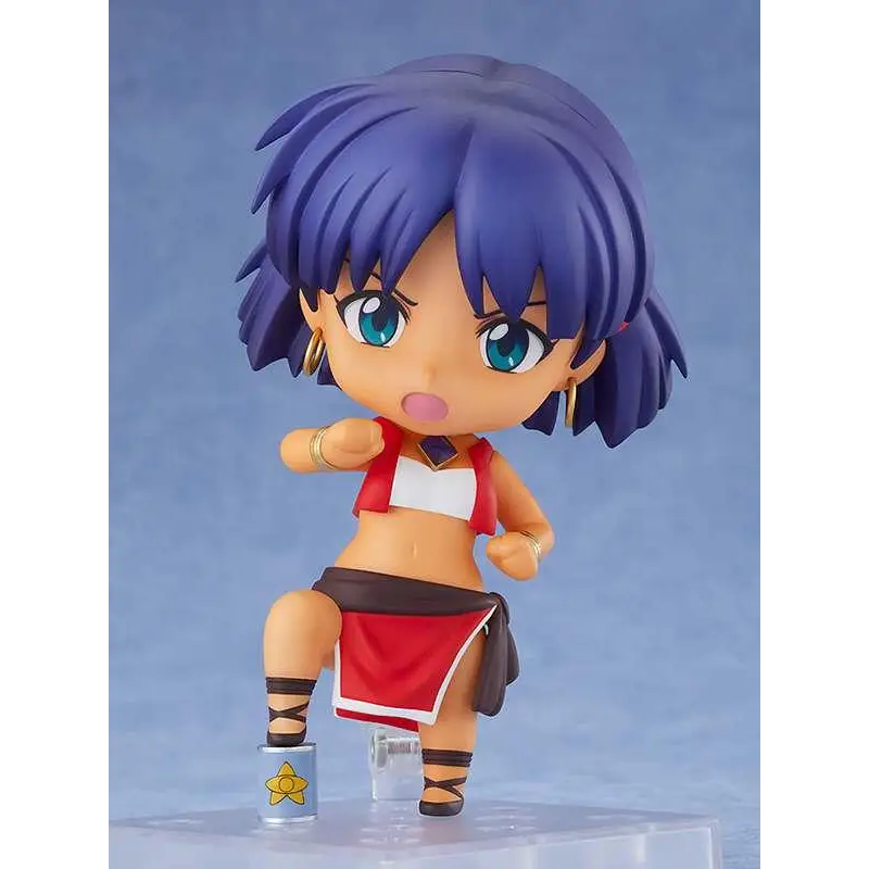Nendoroid Nadia: The Secret of Blue Water, lila hår, blå ögon, röd-vit outfit
