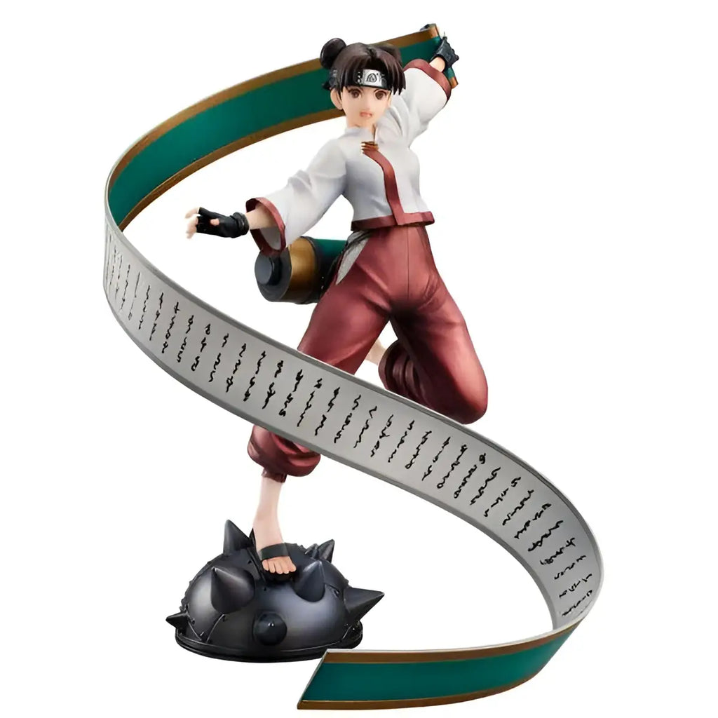 Tenten-figur från Naruto Gals, MegaHouse, dynamisk pose med rullning