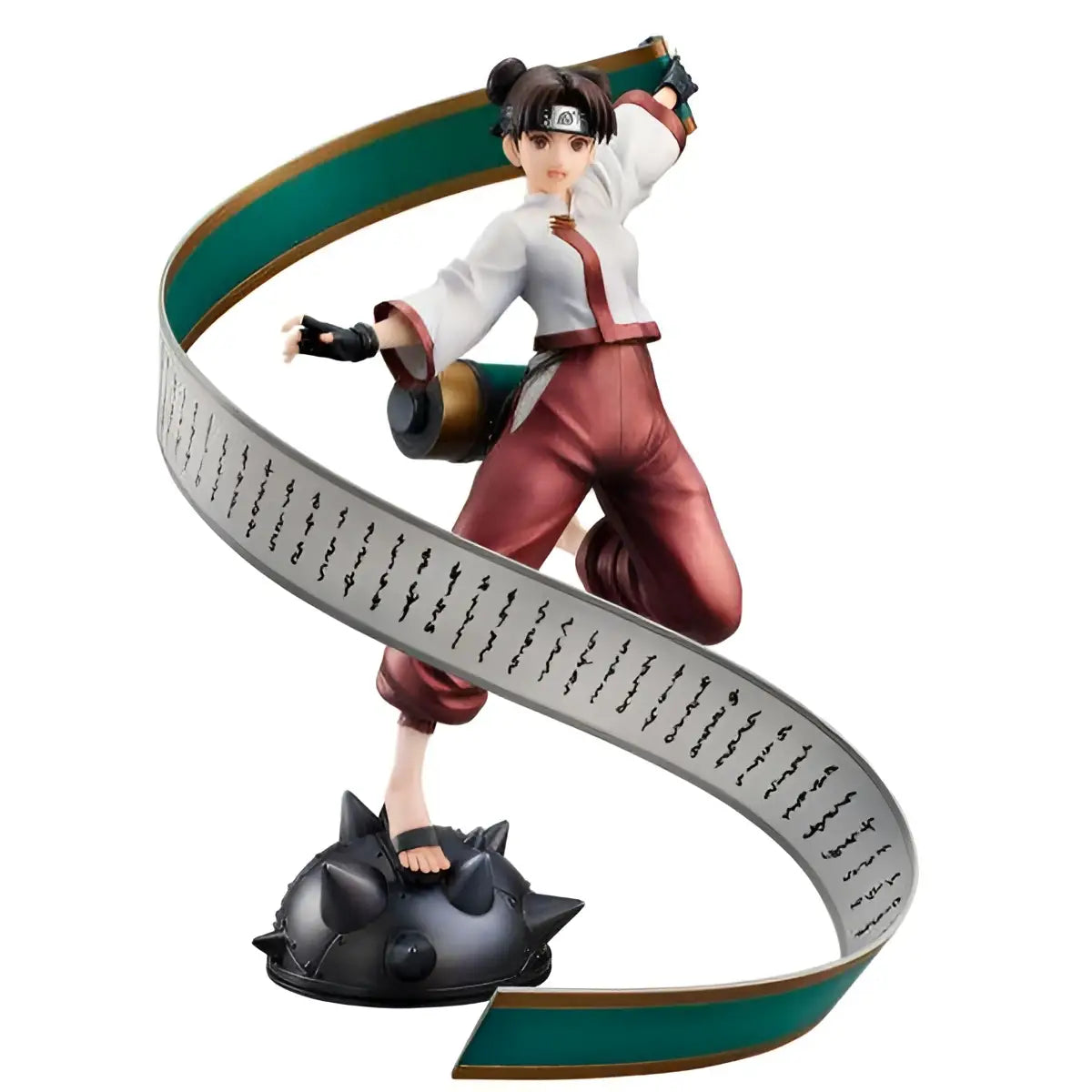 Tenten-figur från Naruto Gals, MegaHouse, dynamisk pose med rullning