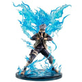 Kakashi Hatake i Susanoo-gemversion, blå genomskinlig lågaeffekt i dynamisk pose