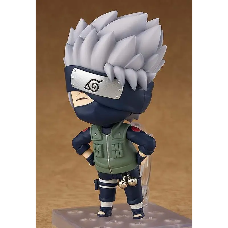 Chibi Kakashi Hatake Nendoroid, limited edition figurine med silver spikigt hår