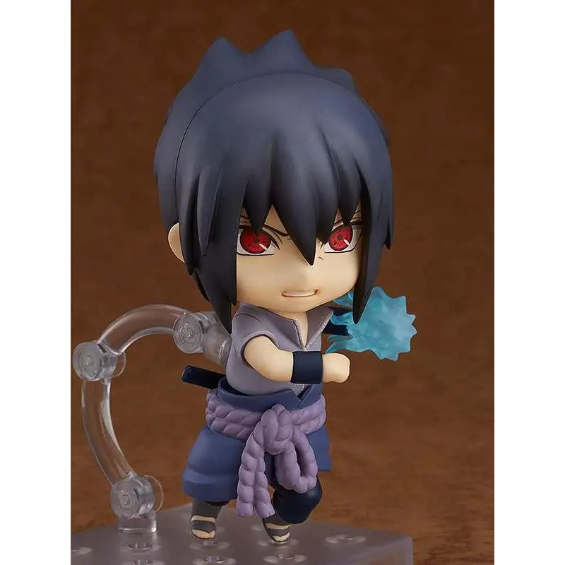 Nendoroid Sasuke Uchiha från Naruto, 4:e återutgåvan, med mörkblått hår och rödögon