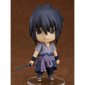 Chibi Sasuke Uchiha Nendoroid-figur med blåsvart hår och svärd