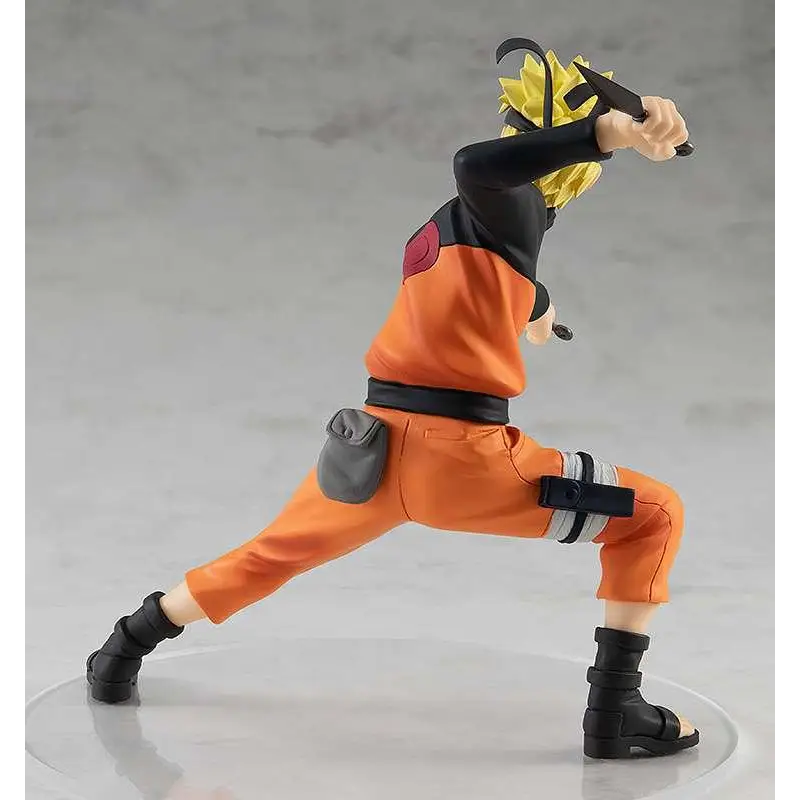 Naruto Uzumaki POP UP PARADE-figur i orange och svart, dynamisk pose
