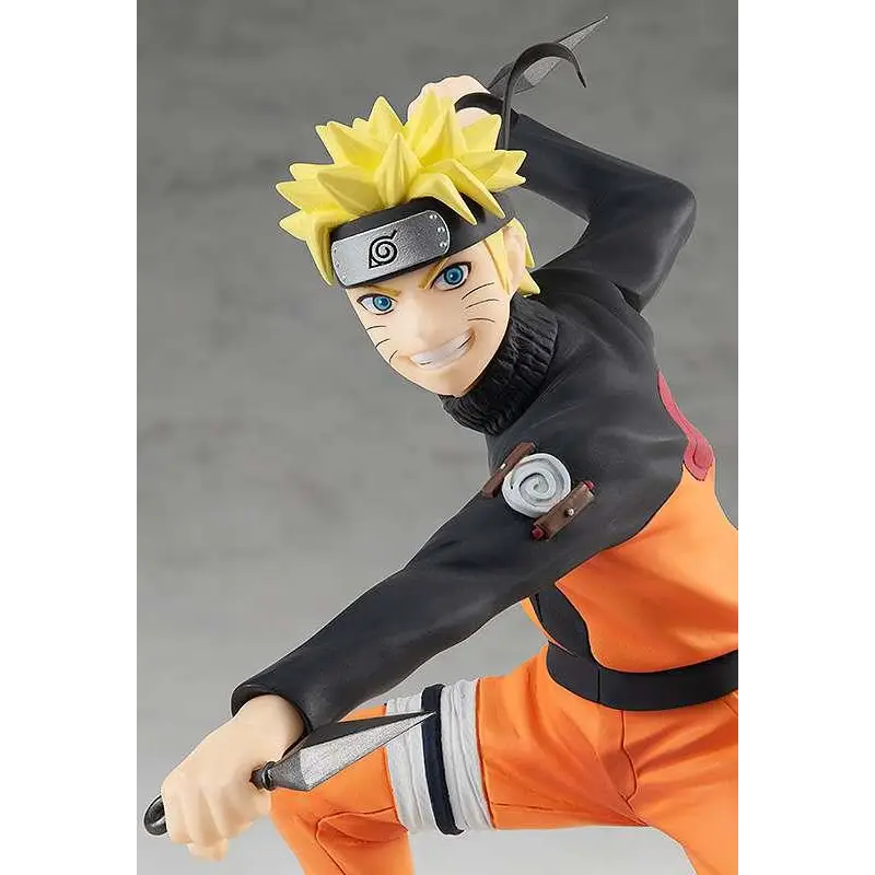 Naruto Uzumaki POP UP PARADE-figur i dynamisk pose med spretiga blonda håret