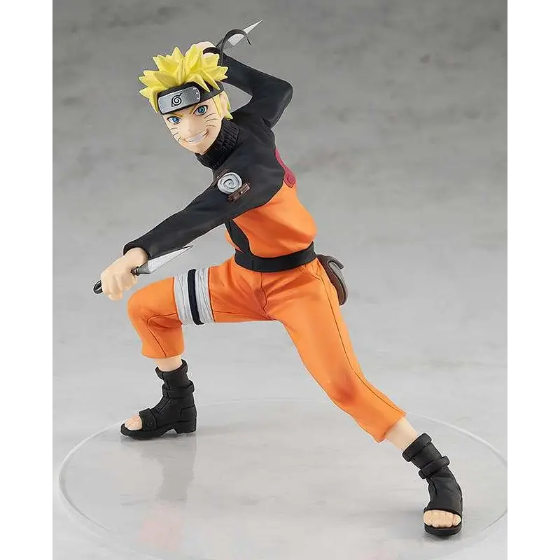 Naruto Uzumaki POP UP PARADE-figur i orange och svart, dynamisk pose