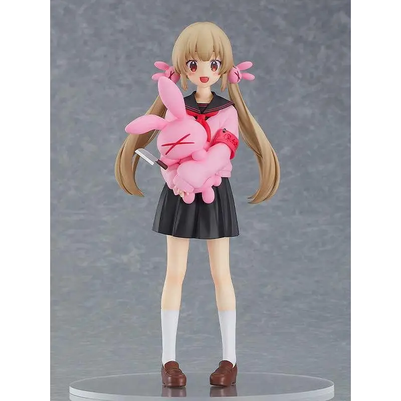 Natori Sana animefigur i POP UP PARADE, blond tjej i skoluniform med kanin