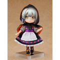 Nendoroid Doll Rose Halloween Edition chibi-figur med silverhår och guldfärgade ögon