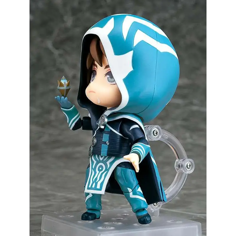Nendoroid Jace Beleren i blåvit huva med turkosa accenter på bas