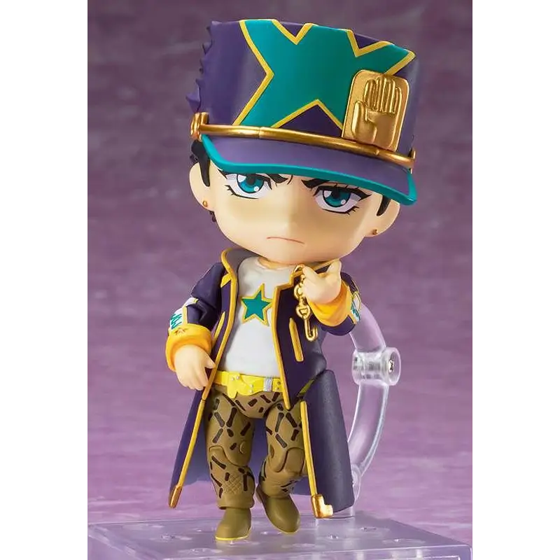 Lila och turkosa Nendoroid Jotaro Kujo från JoJo’s Bizarre Adventure: Stone Ocean