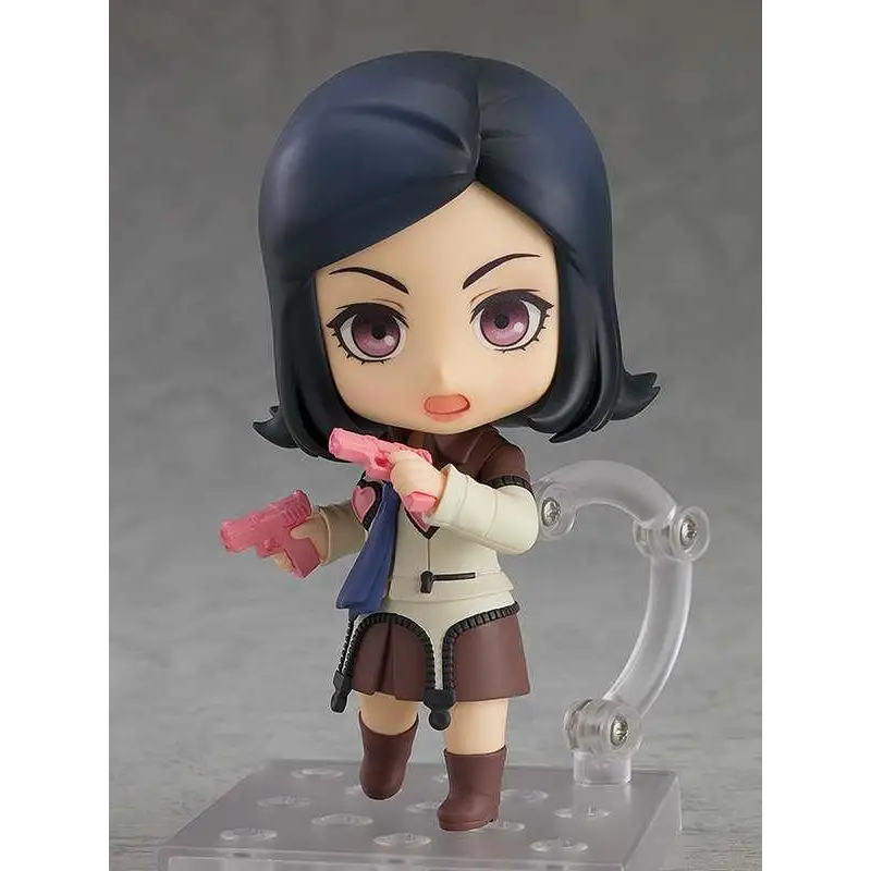 Nendoroid Maya Amano från Persona 2 med blå hår och pistoler