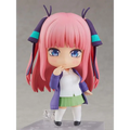 Rosa chibi-figurinen Nino Nakano från The Quintessential Quintuplets med rosa hår och blå ögon