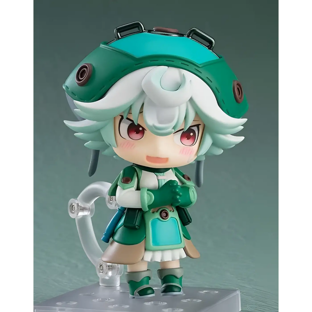 Chibi Nendoroid-figur av Prushka från Made in Abyss med mintgrönt hår