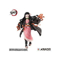 Nezuko Kamado PVC-figur från Demon Slayer med svart hår och rosa kimono