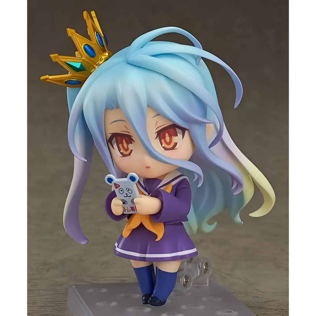 Chibi Nendoroid-figur av Shiro från No Game No Life, 3:e versionen