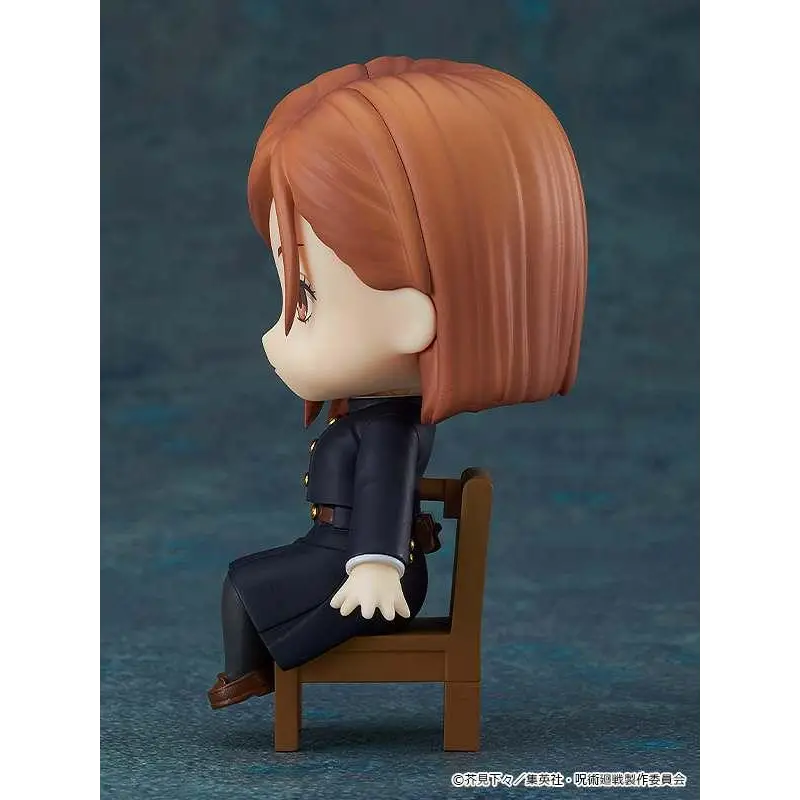 Chibi Nobara Kugisaki Nendoroid Swacchao! figurin i marinblå uniform
