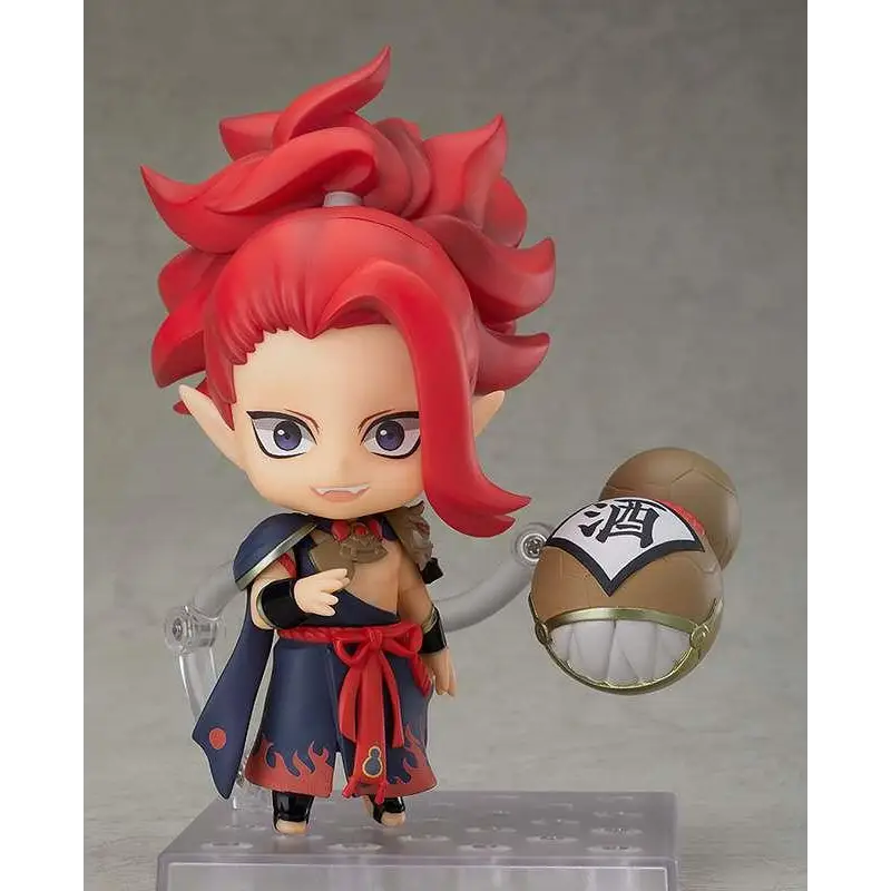 Röd-hårig chibi-figur av Shuten Doji Nendoroid från Onmyoji med spetsiga öron