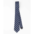 Marinblå slips med upprepat mönster av vita stormtrooperhjälmar från Star Wars