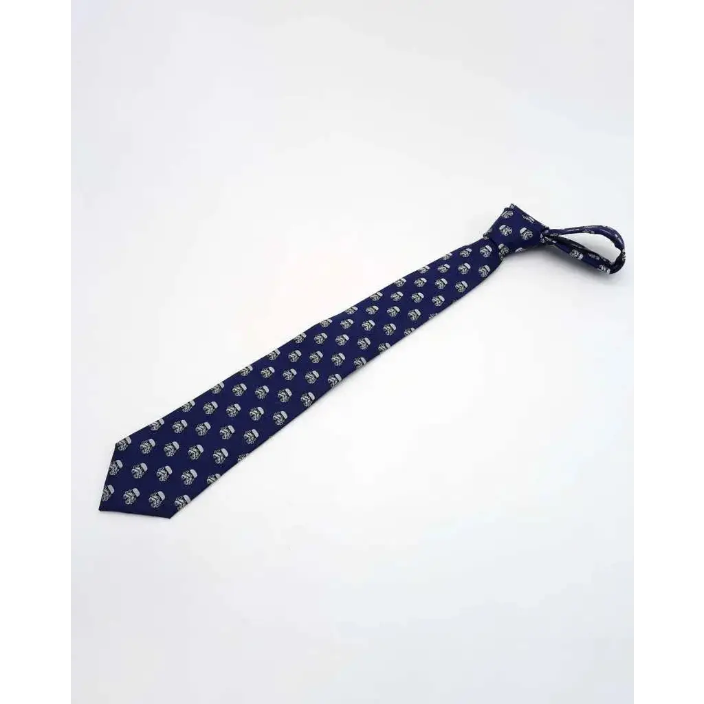 Original Stormtrooper hjälm slips i marinblå med ljus skallemönster