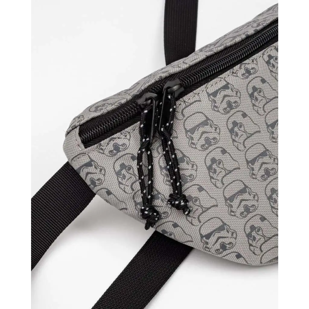 Grå tygfanny pack med svarta stormtrooper-hjälmar, Original Stormtrooper Höftväska