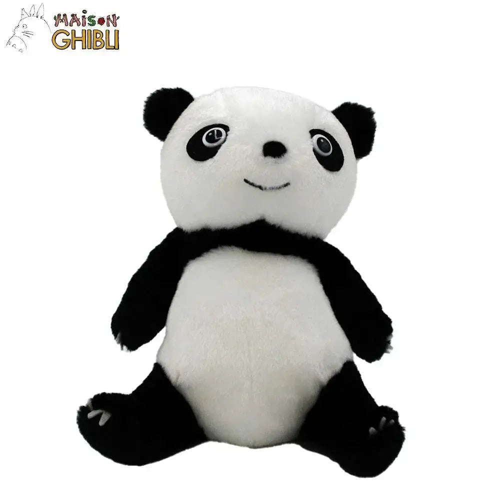 Sötig svartvit Panda Kopanda Pan-Chan plyschpanda med mjuk päls