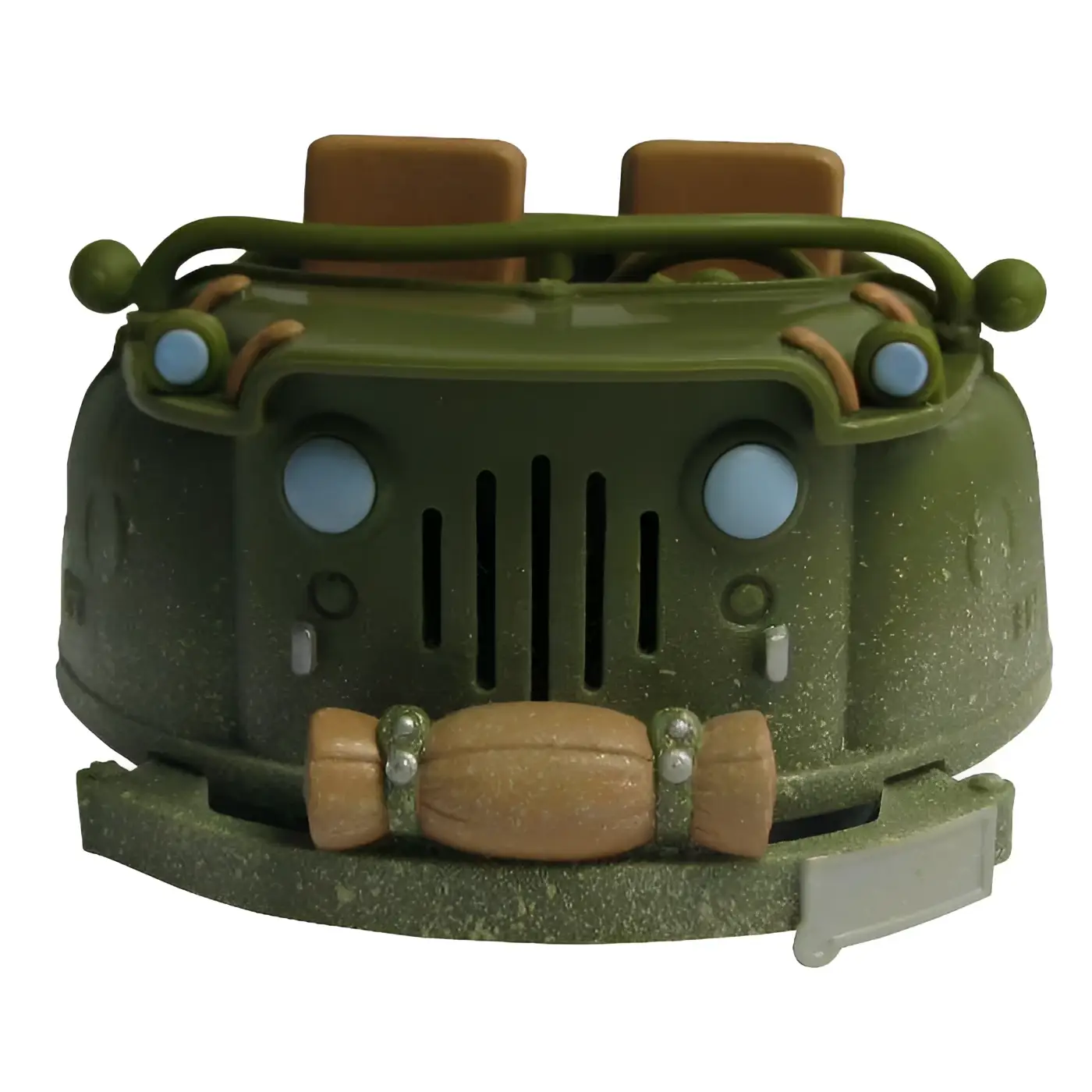 Planet 51 5’’ militärjeep med olivgrön plasttoaster, bruna säten och blå lampor