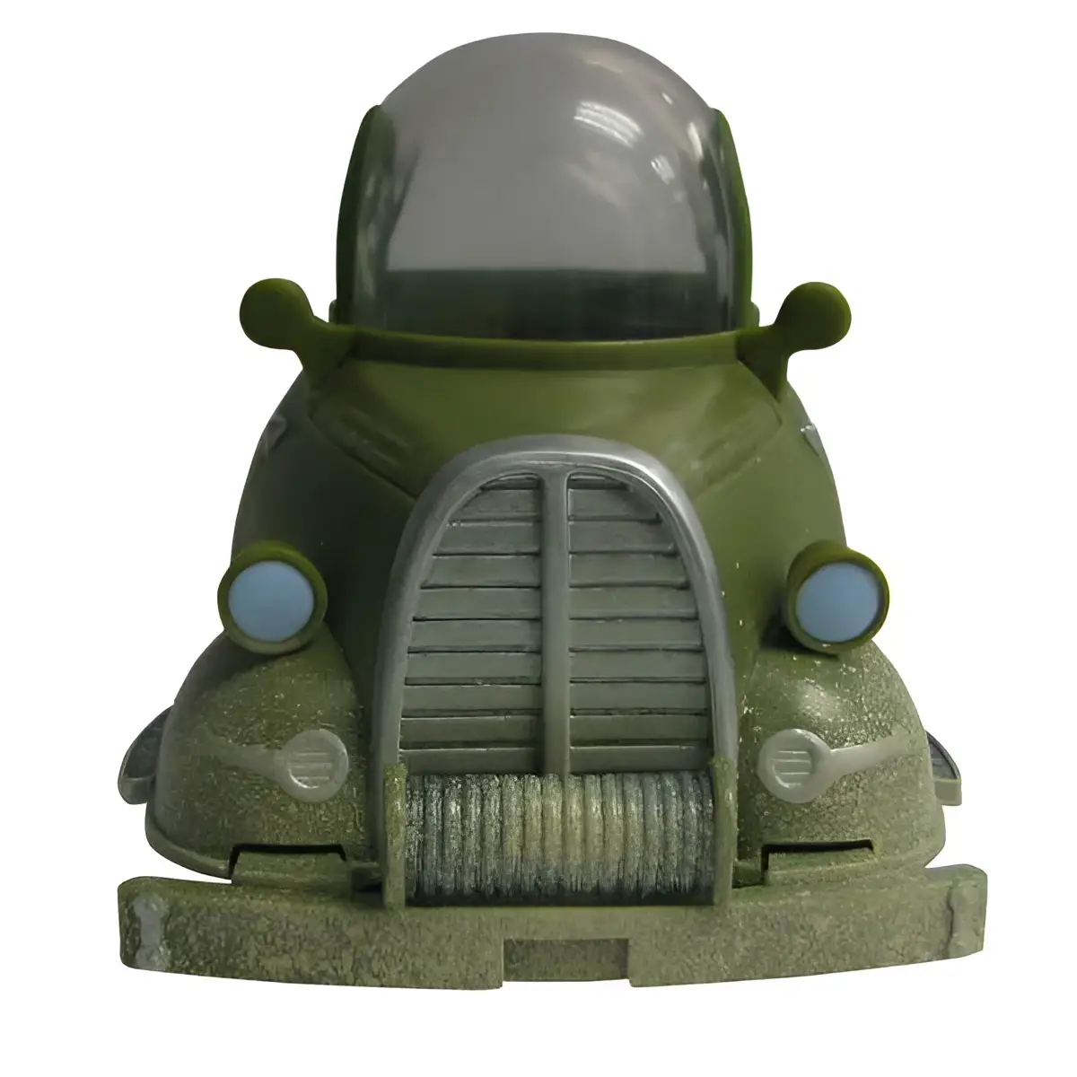 Planet 51 militärlastbil 5 tum olivgrön plastbil med klar kupolvindruta