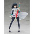 POP UP PARADE Shizu-figur från That Time I Got Reincarnated as a Slime med svart hår, vit-svart outfit med turkosa accenter och röd-guld stav