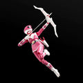 Rosa Power Rangers-figur i dynamisk pose med pilbåge från Byggsats