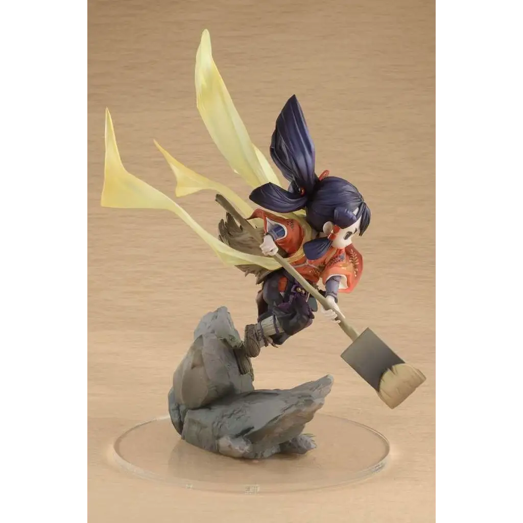 Prinsessan Sakuna-figur från Sakuna: Of Rice and Ruin med spade