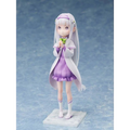 Re:Zero Emilia figurin - Barndomsminne 1/7 skala, lavendel och vit animeflicka med silverhår
