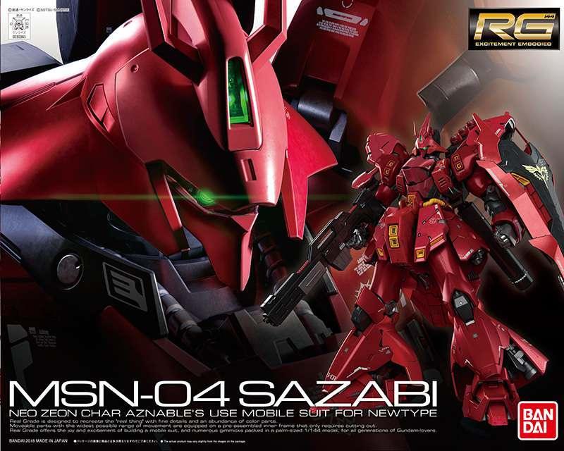 RG Sazabi 1/144 Modellbyggsats - Robotto