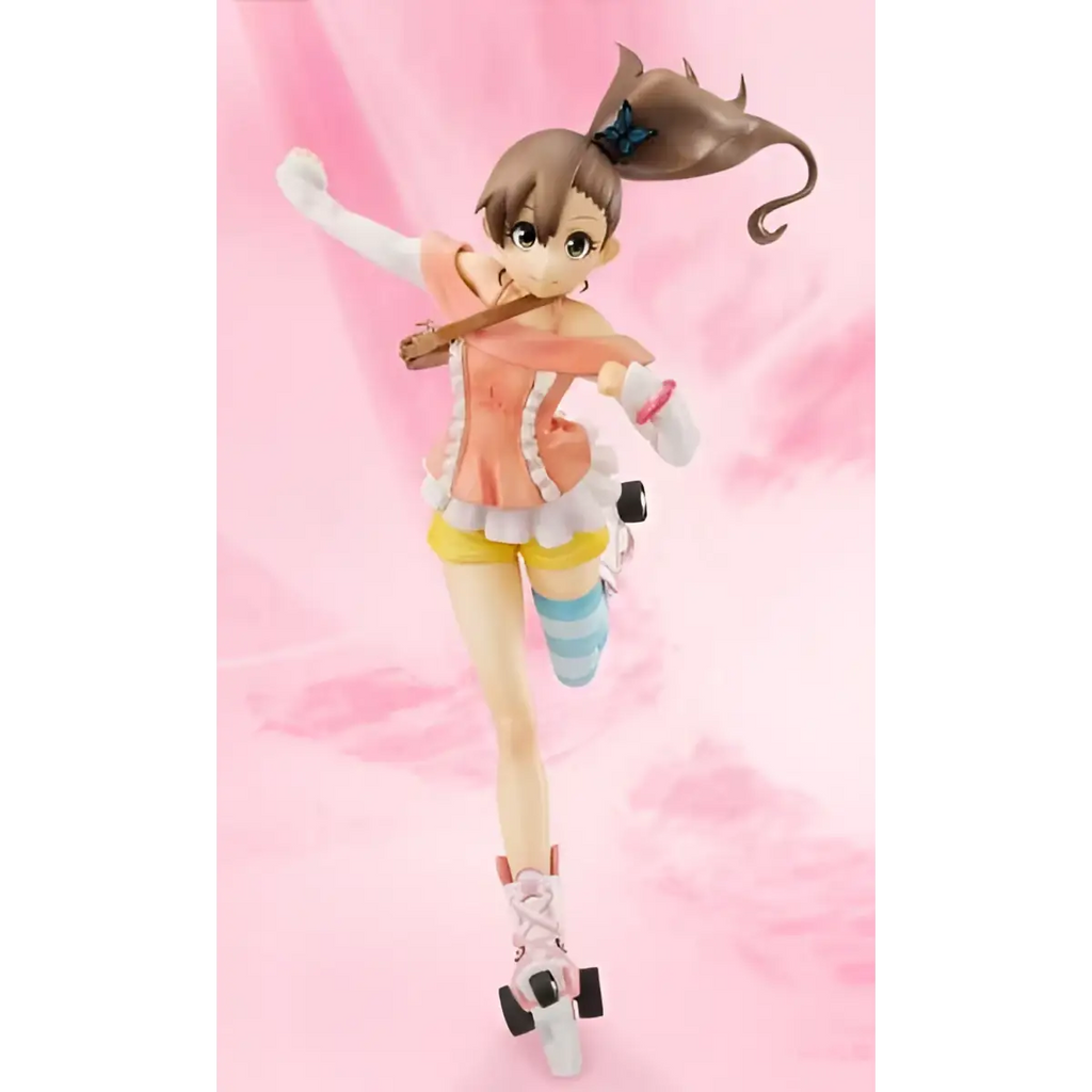 Rinne Inaba 1/8 skala statyett med tjej i pigtails på rullskridskor
