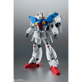 Vit RX-78GP01Fb Gundam GP01 Full Burnern i vit, blå och röd plast med detaljerad rustning och ledade fogar