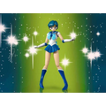 Sailor Mercury SH Figuarts action figure i blått hår och marin uniform