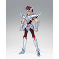 Röd och silverfärgad Saint Cloth Myth Centaurus Babel-actionfigur med vinklad design och metallisk finish
