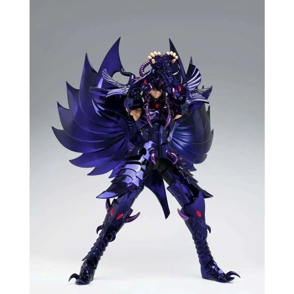 Lila metallisk rustning för Garuda Aiolos i Saint Cloth Myth EX, originalfärg