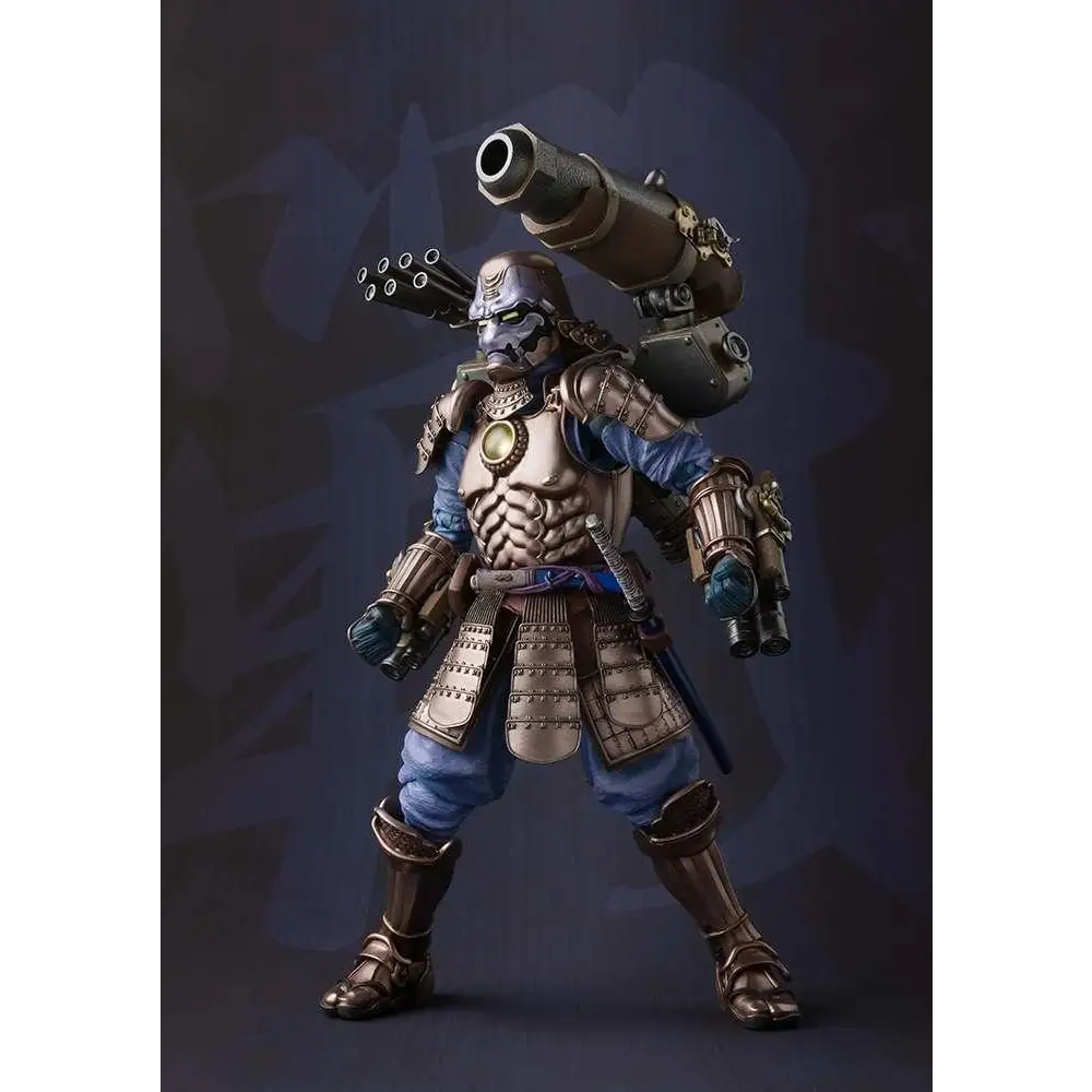 Steampunk Samurai War Machine AF actionfigur med kanon