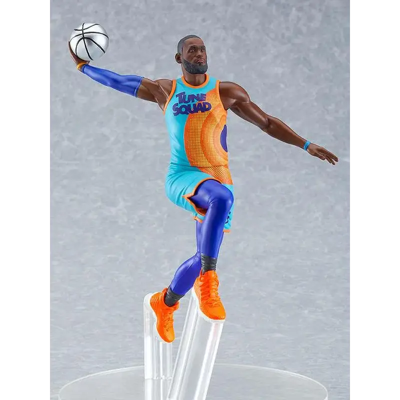 LeBron James Tune Squad actionfigur i orange-tröja med blå leggings